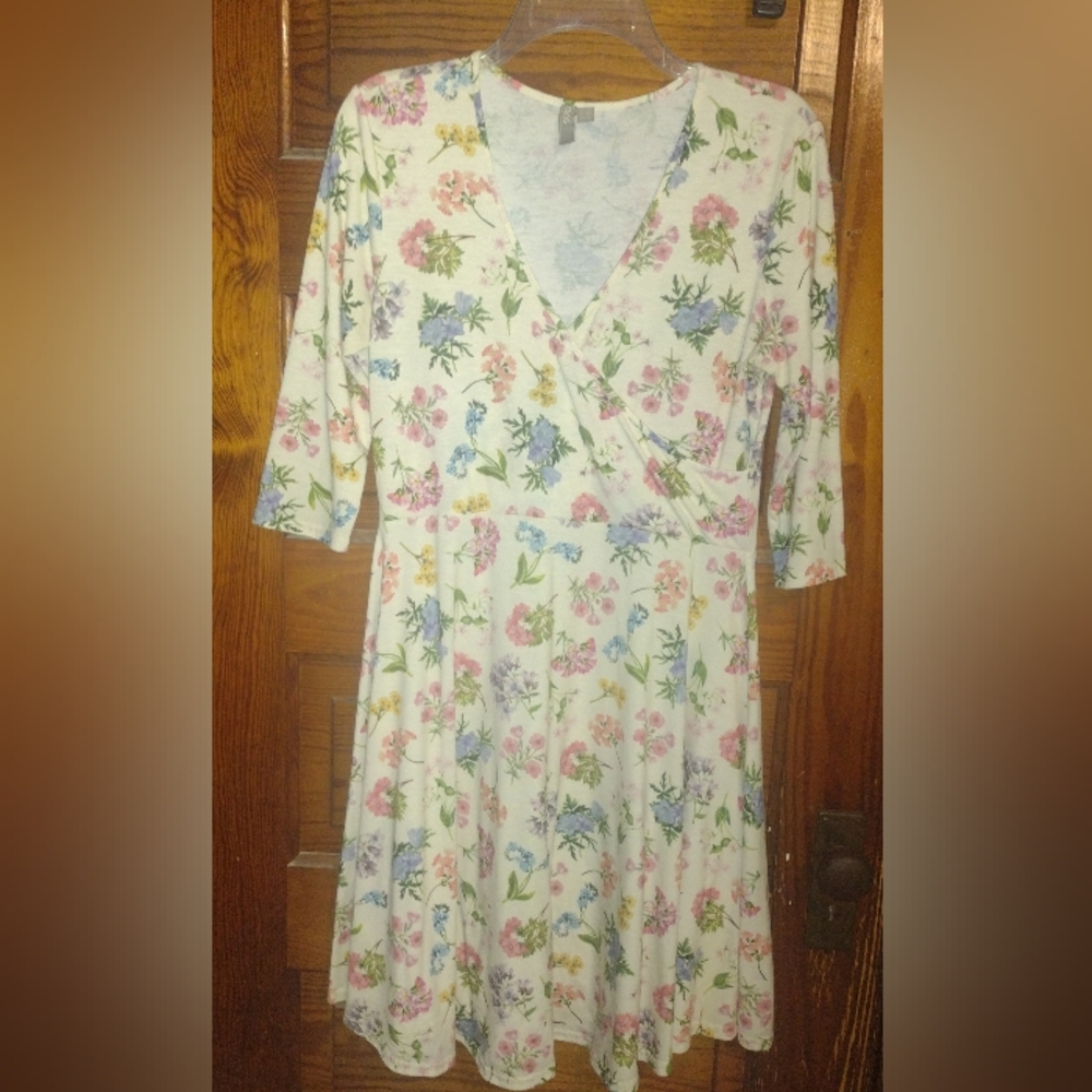 Floral Wrap Dress